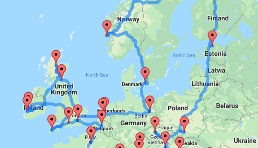 Here’s How to Map an Epic European Road Trip – The Points Guy