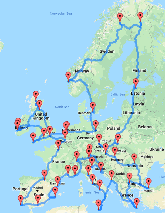 Here’s How to Map an Epic European Road Trip – The Points Guy