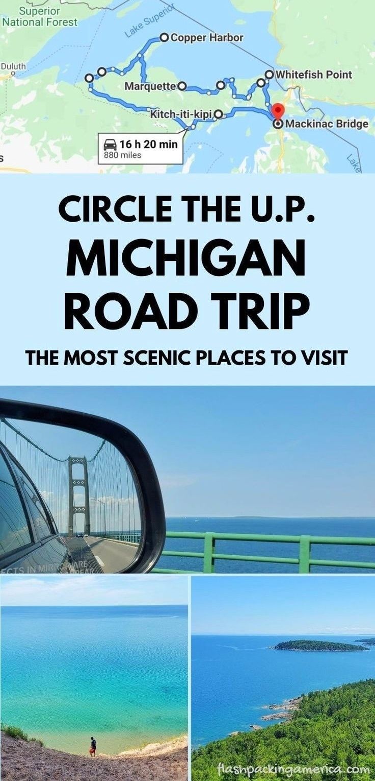 Things to do with amazing views in Michigan – midwest road trip vacation