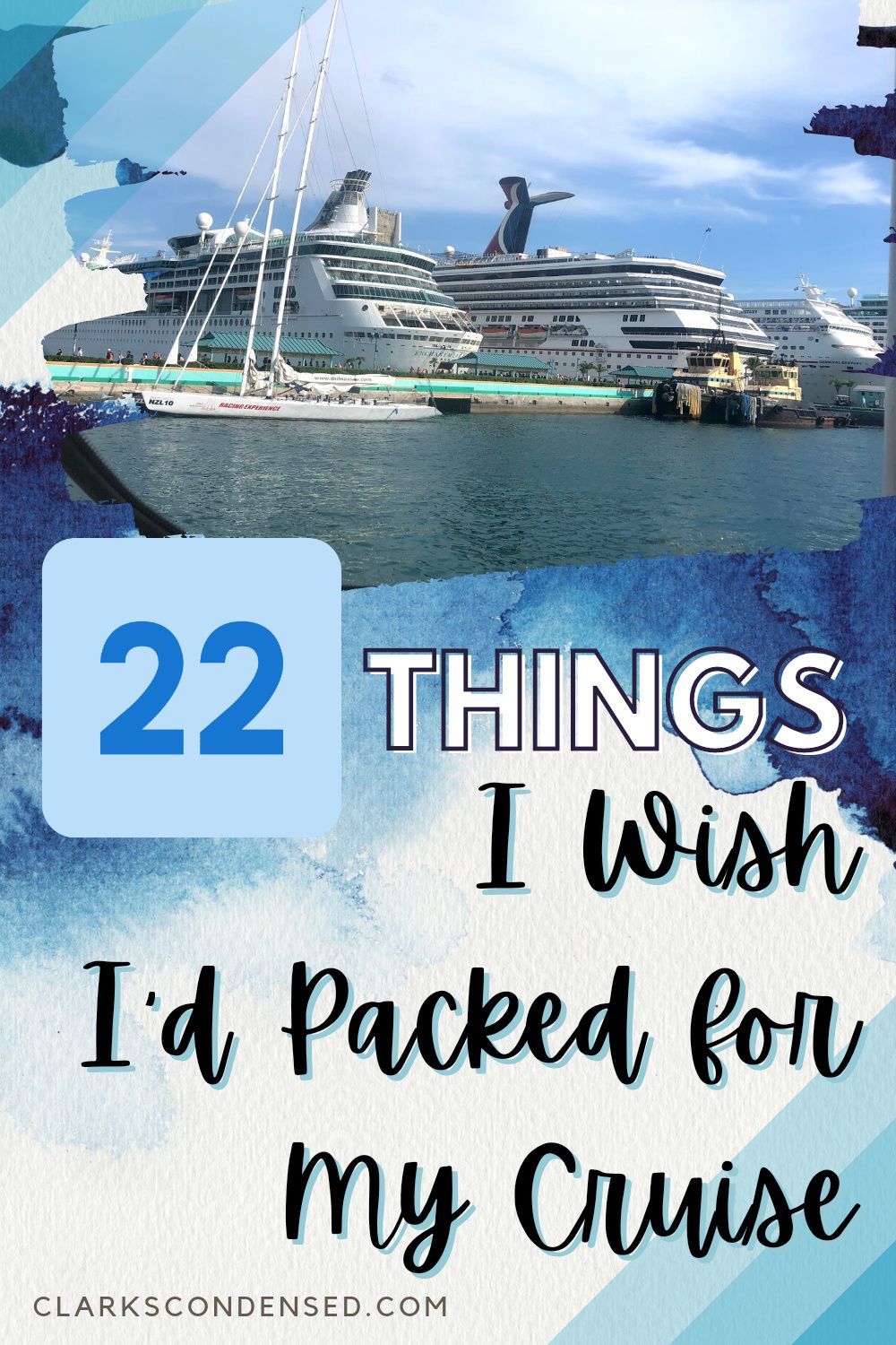 22 Things I Wish I’d Packed for My Cruise