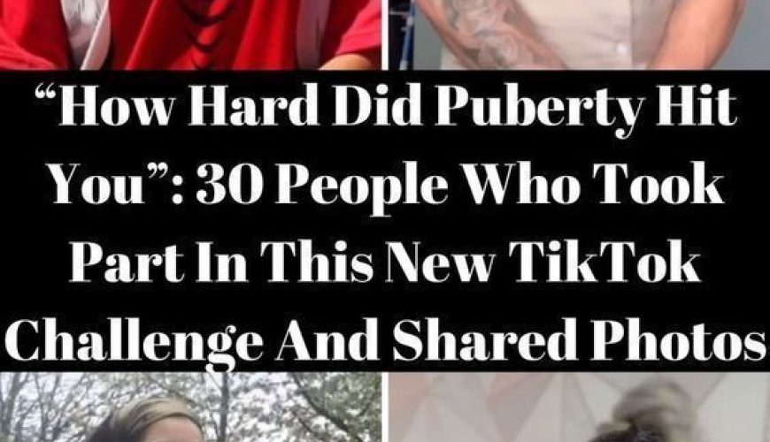 “How Hard Did Puberty Hit You”: 30 People Who Took Part In This New TikTok Challenge And Shared Photos