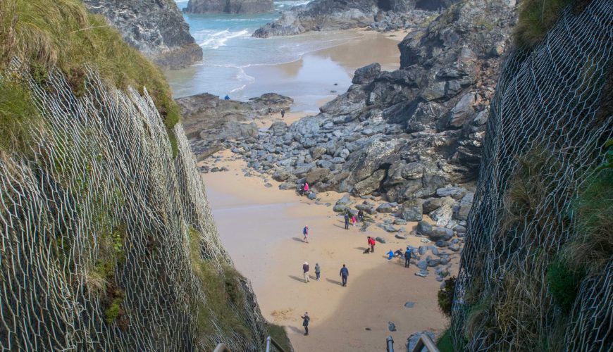 Bedruthan Steps, Cornwall, UK