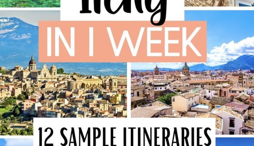 12 Ways To Spend One Week In Italy