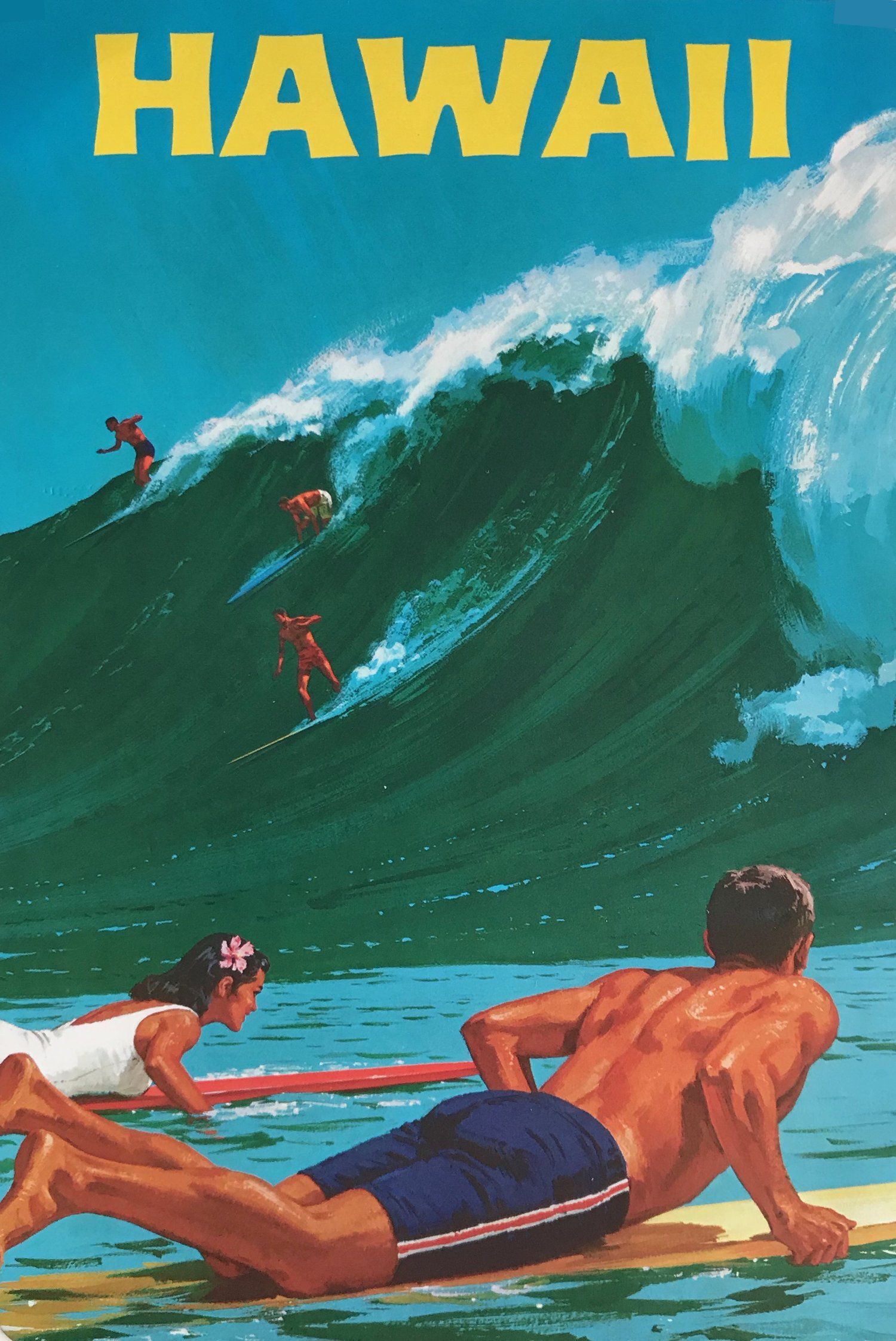 9 Vintage Hawaii Travel Posters (That Will Make You Want To Pack Your Bags!)