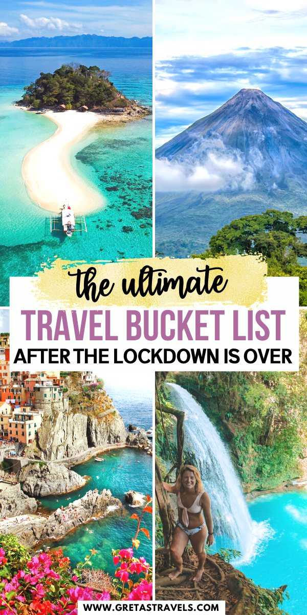 The Ultimate Travel Bucket List After the COVID Lockdowns are Over