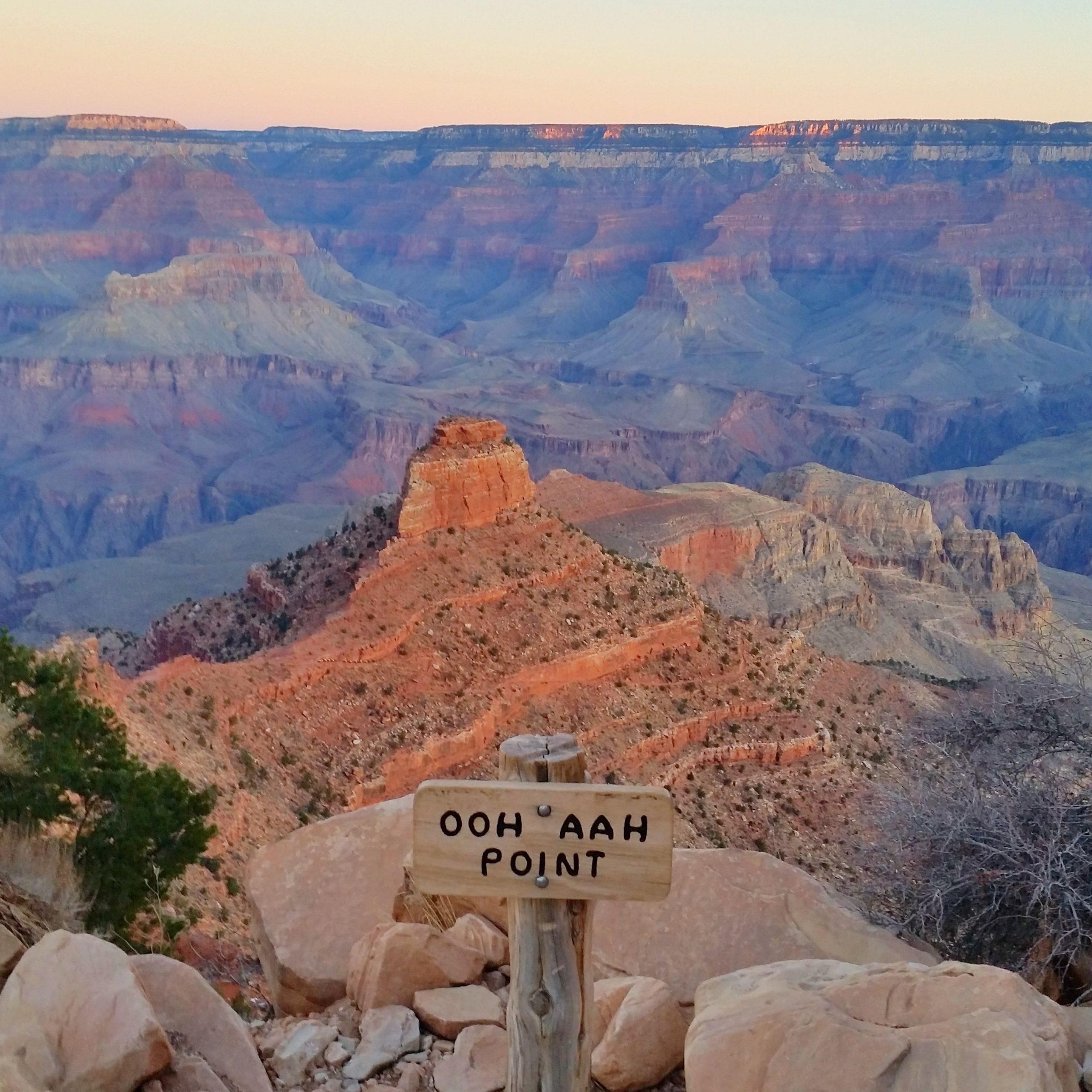 Grand Canyon sunrise hike to Ooh Aah Point national park picture