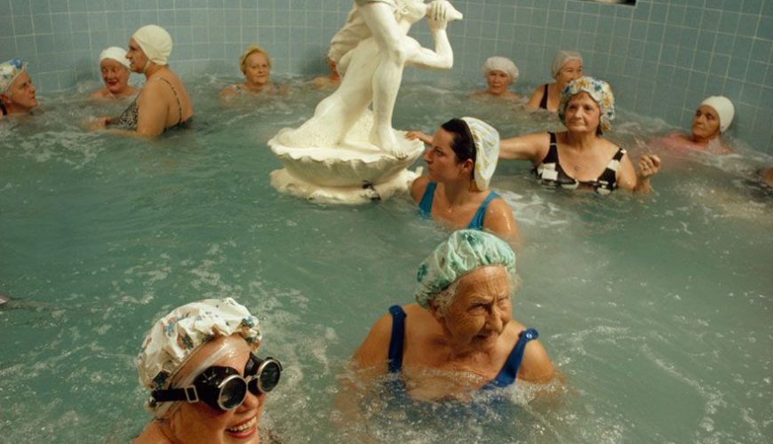 Women Enjoy The Benefits Of A Heated Whirlpool In Saint Petersburg, Florida, 1973