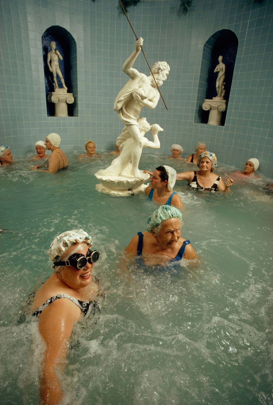 Women Enjoy The Benefits Of A Heated Whirlpool In Saint Petersburg, Florida, 1973