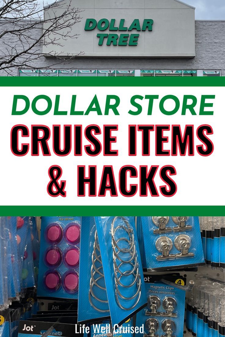 Dollar Store Cruise Items & Cruise Hacks