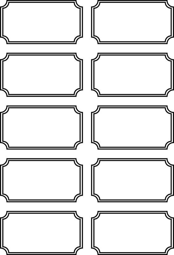 Blank Tickets – 10 Free PDF Printables | Printablee