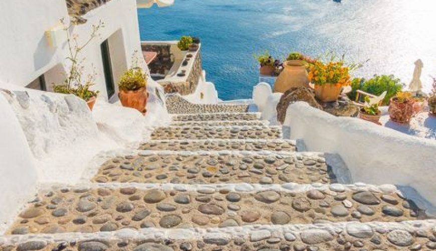 Streets of Santorini