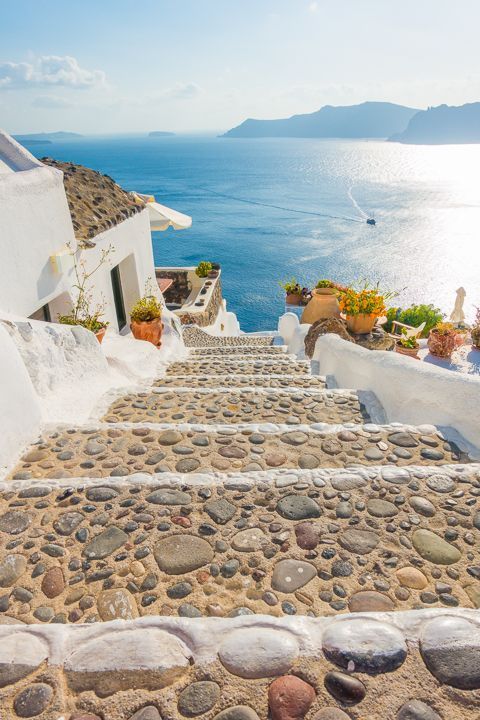 Streets of Santorini