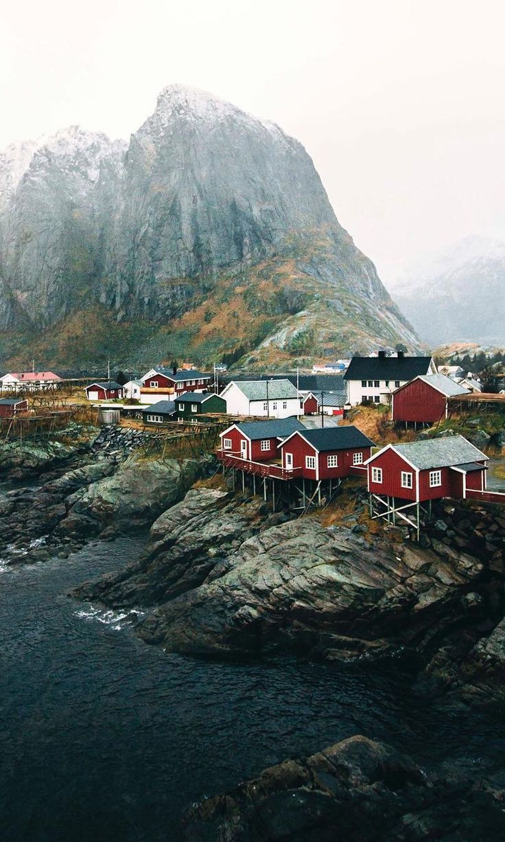 Instagram of the Day: Little Red Houses in Norway