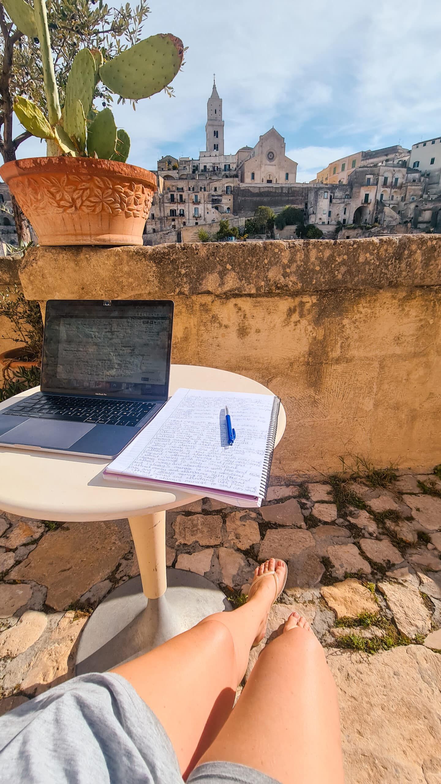 The best hotel view in dreamy Matera, Italy