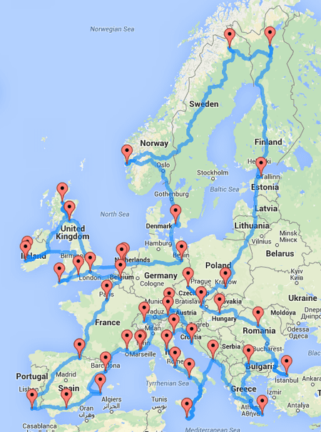 This Is Europe’s Ultimate Road Trip