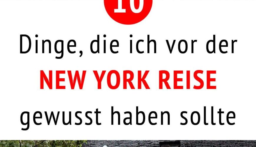 Kein Streß! Tipps zur entspannten New York Reiseplanung!