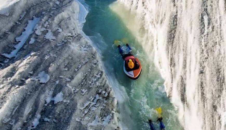 Photo of the Day: Tubing Down a Glacier