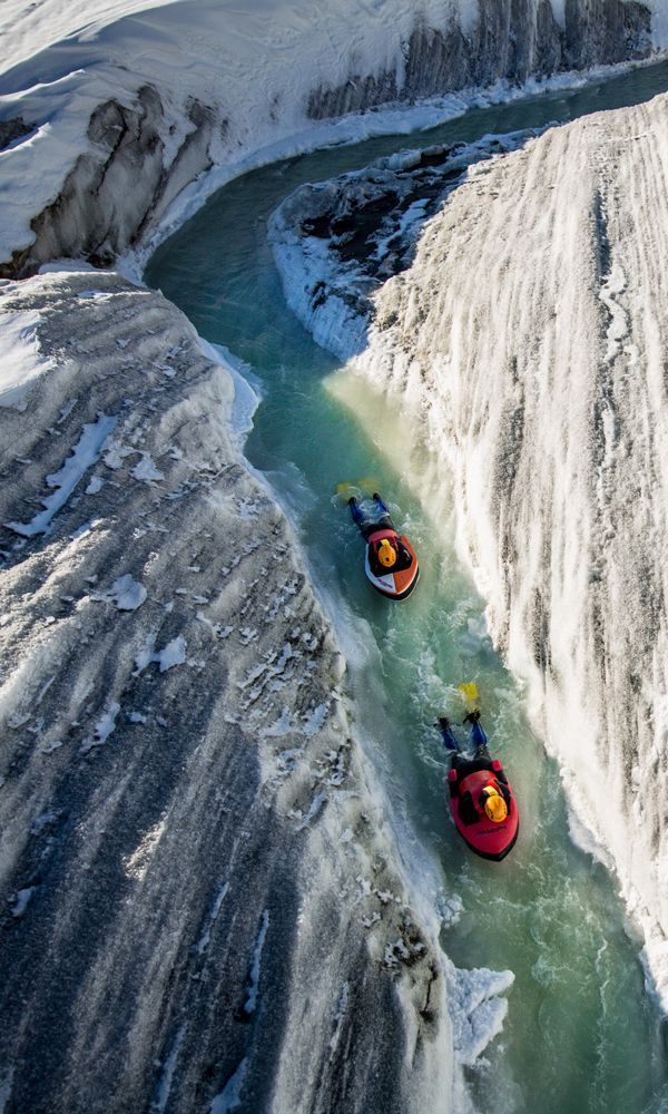 Photo of the Day: Tubing Down a Glacier