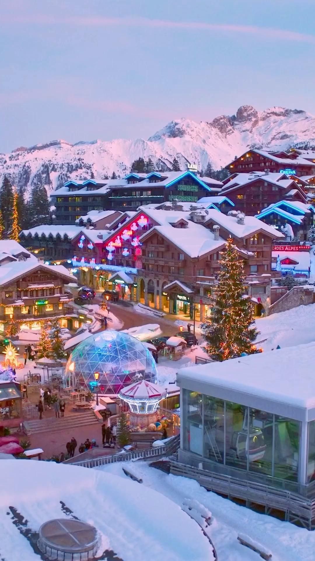 A romantic weekend in Courchevel