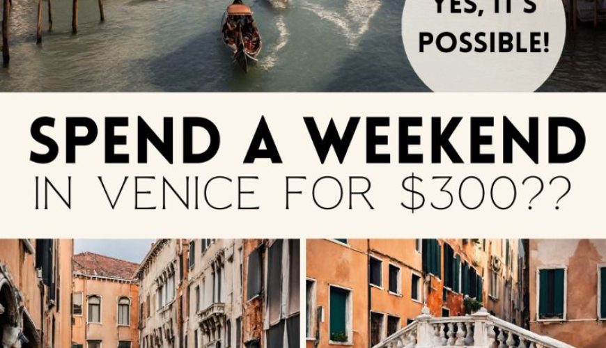 Visiting Venice on a Budget