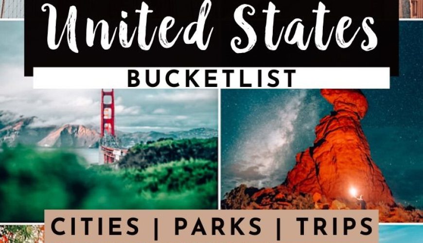 USA bucket lists places to visit