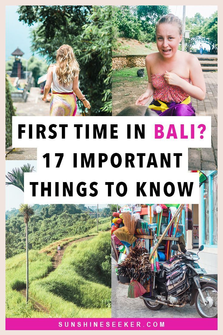 29 surprising things you should know before going to Bali!